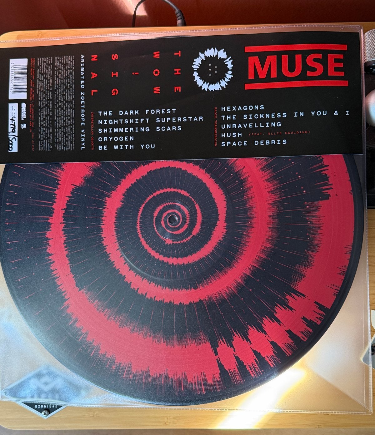 Muse - The Wow! Signal Blood Records  Vinyl #4779/5000, LP, Rock, Ophalen of Verzenden, Zo goed als nieuw