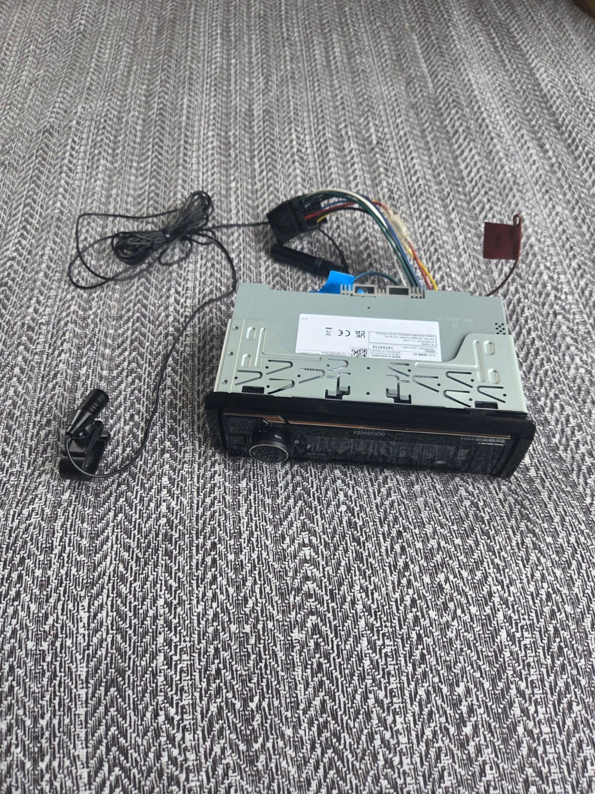 Kenwood KMM-BT508DAB Autoradio met Bluetooth en DAB+, Ophalen of Verzenden, Zo goed als nieuw