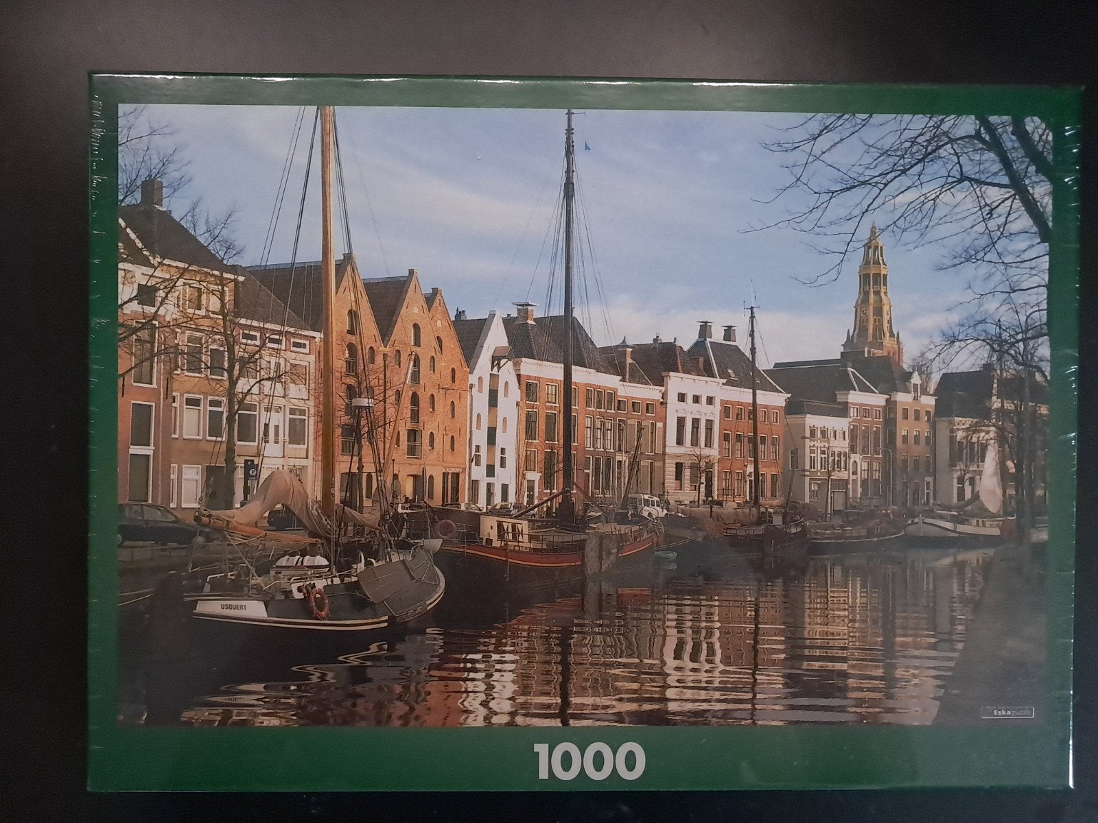 Nieuwe Eska legpuzzel 1000 stukjes - Hoge der A Groningen, Ophalen of Verzenden, 500 t/m 1500 stukjes, Nieuw, Legpuzzel