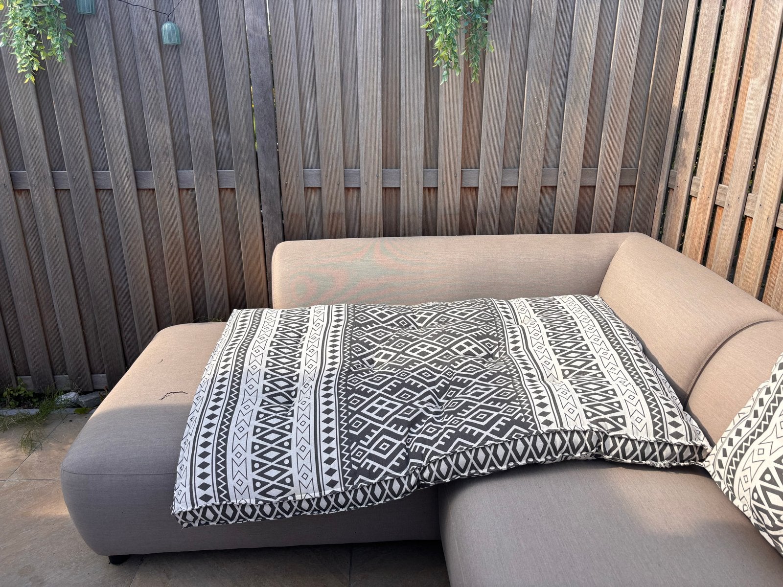Palletkussenset Xenos - Zitkussen 120x80cm, Rugkussen 40x120, Ophalen, Overige merken, Palletkussen, Zwart