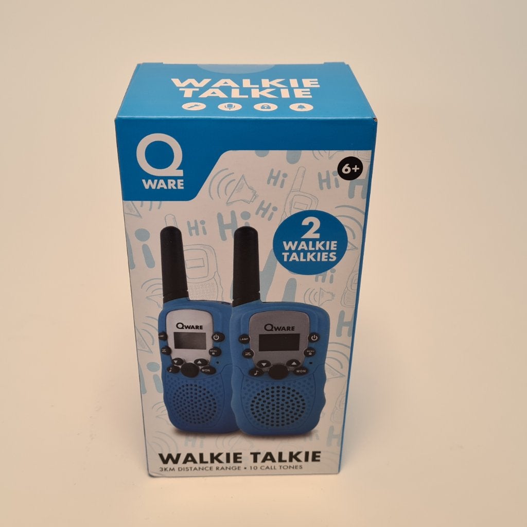 Qware Walkie Talkie Set Blauw | Nieuw, Ophalen of Verzenden, Nieuw
