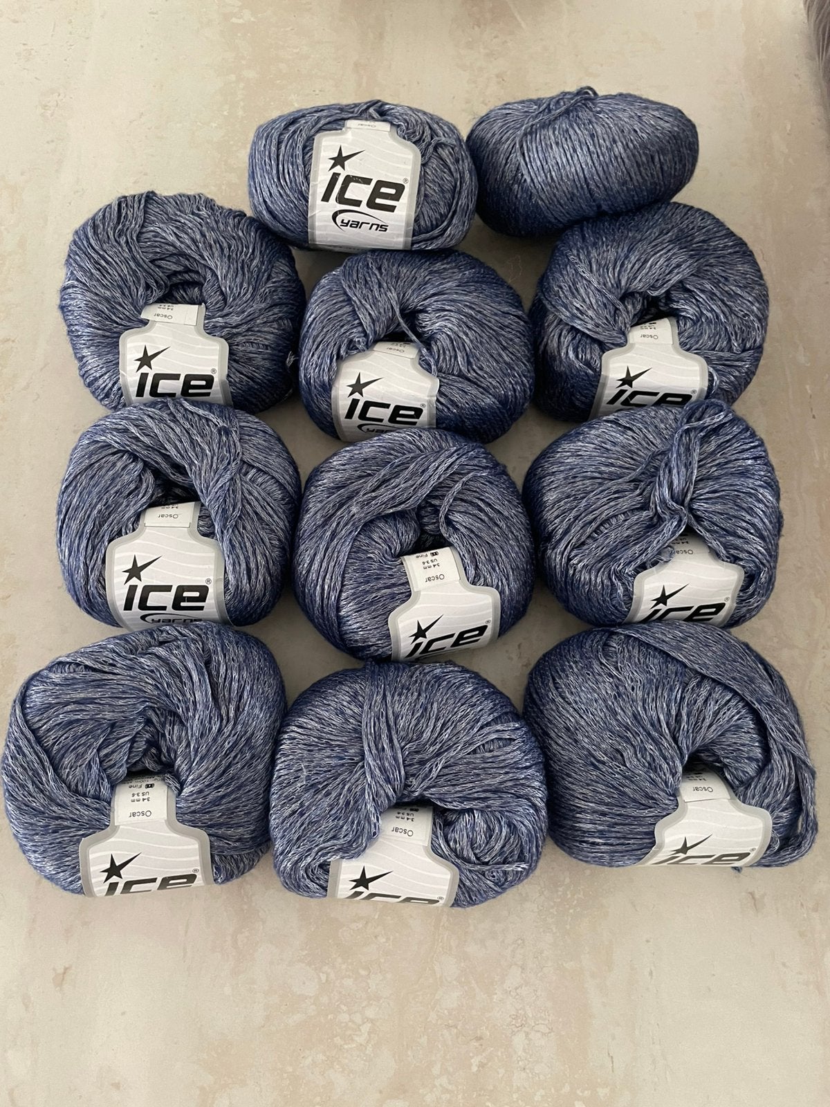 ice yarns oscar merino wol 11 bollen, Ophalen of Verzenden, Zo goed als nieuw, Breien of Haken, Wol of Garen