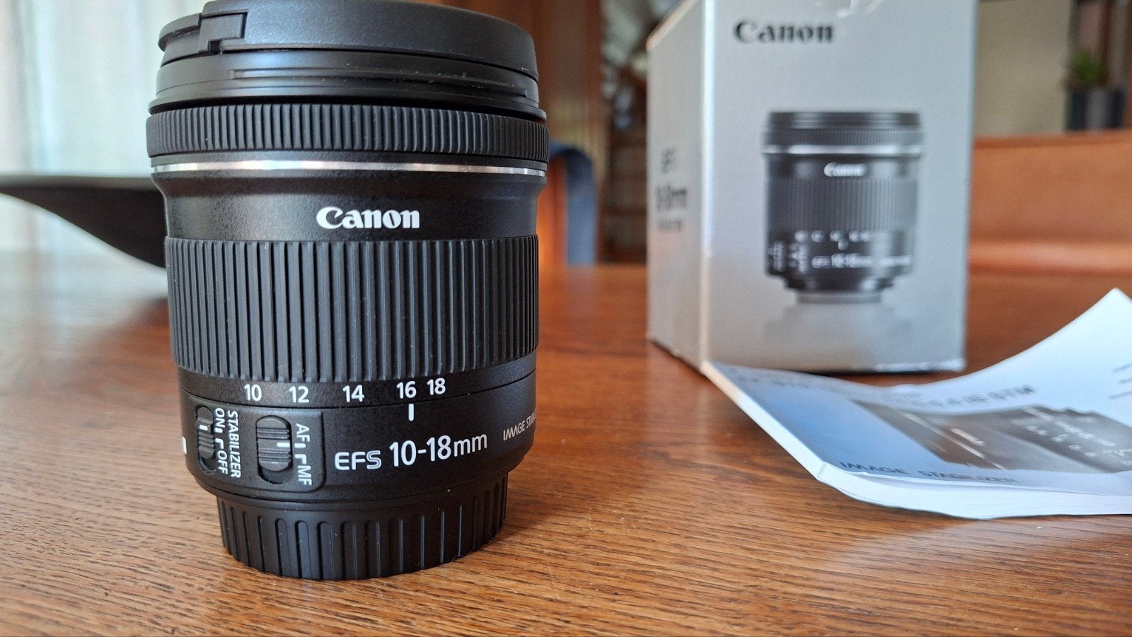 Canon EF-S 10-18mm f/4.5-5.6 IS STM Groothoeklens, Audio, Tv en Foto, Canon, Zoom, Zo goed als nieuw, Canon EF-S