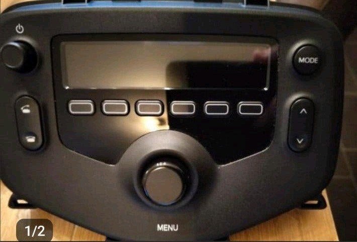 Autoradio Aygo, C1, Peugeot 108 - Origineel, Auto diversen, Ophalen of Verzenden, Zo goed als nieuw
