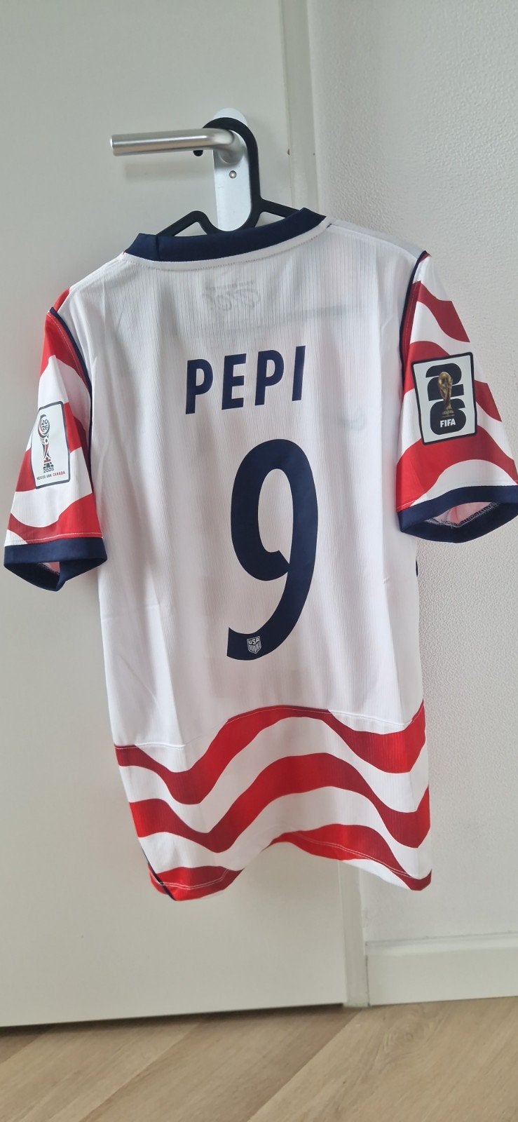 USA WK voetbalshirt - Pepi, Maat 48/50 (M), Wit, Nike, Ophalen of Verzenden