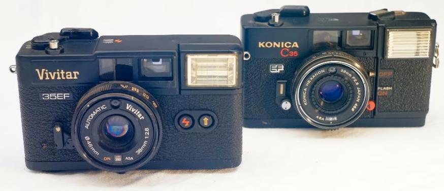 Vivitar 35EF "for parts", Ophalen of Verzenden, Compact, Overige Merken
