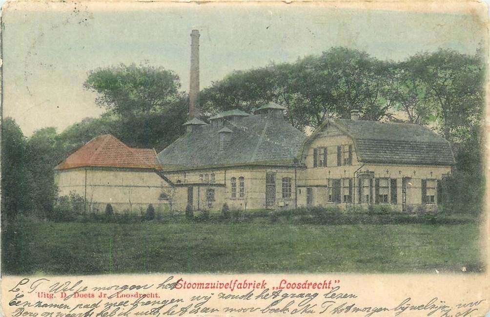 304-028-003 Loosdrecht Stoomzuivelfabriek, Verzamelen, Verzenden, Voor 1920, Noord-Holland