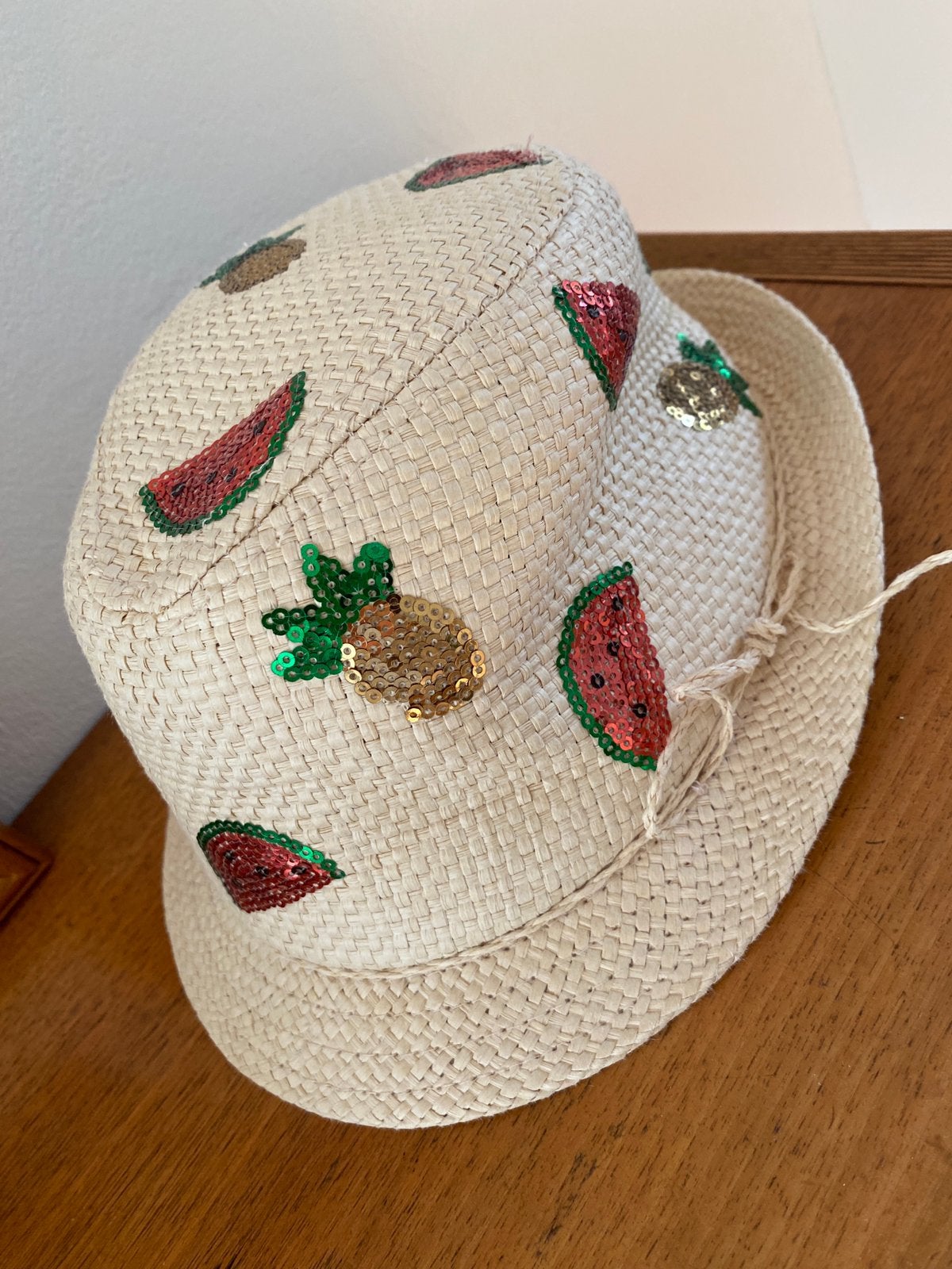 Zomer hoed strooien hoedje H&M mt 104 summer vibes, Kinderen en Baby's, Gebruikt, Meisje, Hoed, Ophalen of Verzenden