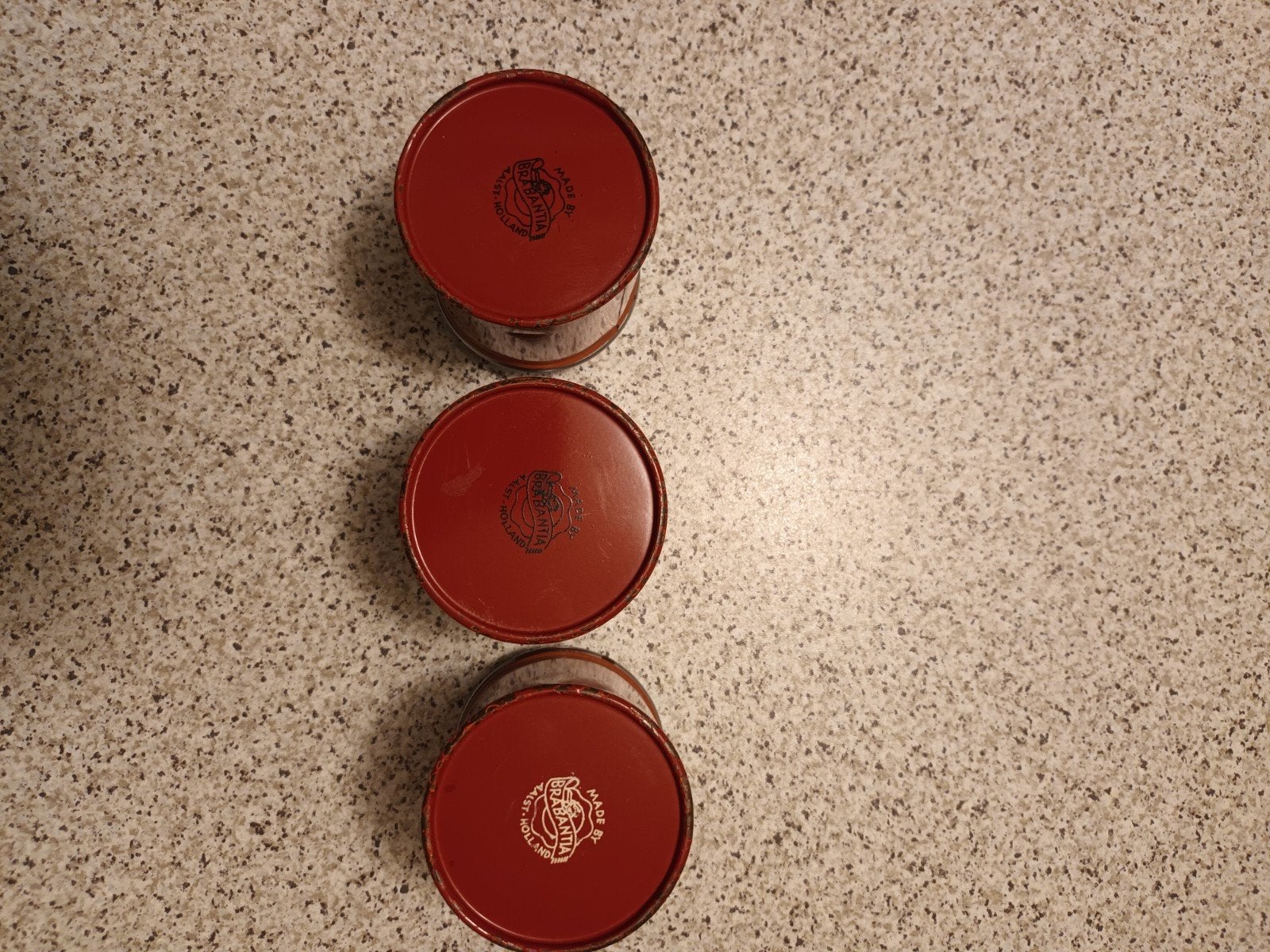 vintage Brabantia kruidenpotjes, Ophalen of Verzenden, Overige materialen