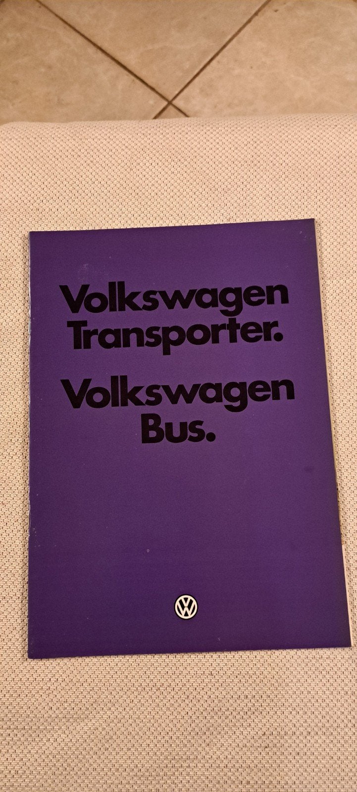 vw transporter T3 brochure 1980 81, Boeken, Ophalen of Verzenden, Zo goed als nieuw, Volkswagen