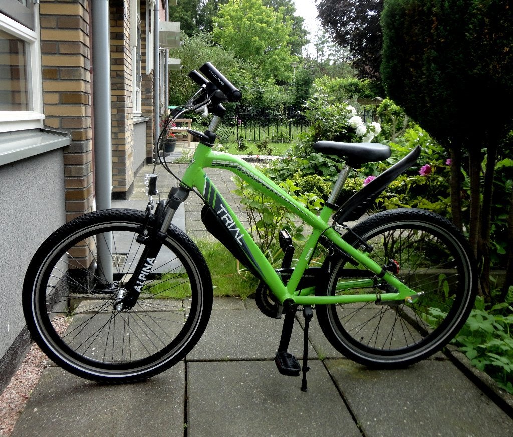 Alpina Trial Mountainbike jongensfiets 26 inch versnellingen, Terugtraprem, Gebruikt, Versnellingen, Alpina Trial