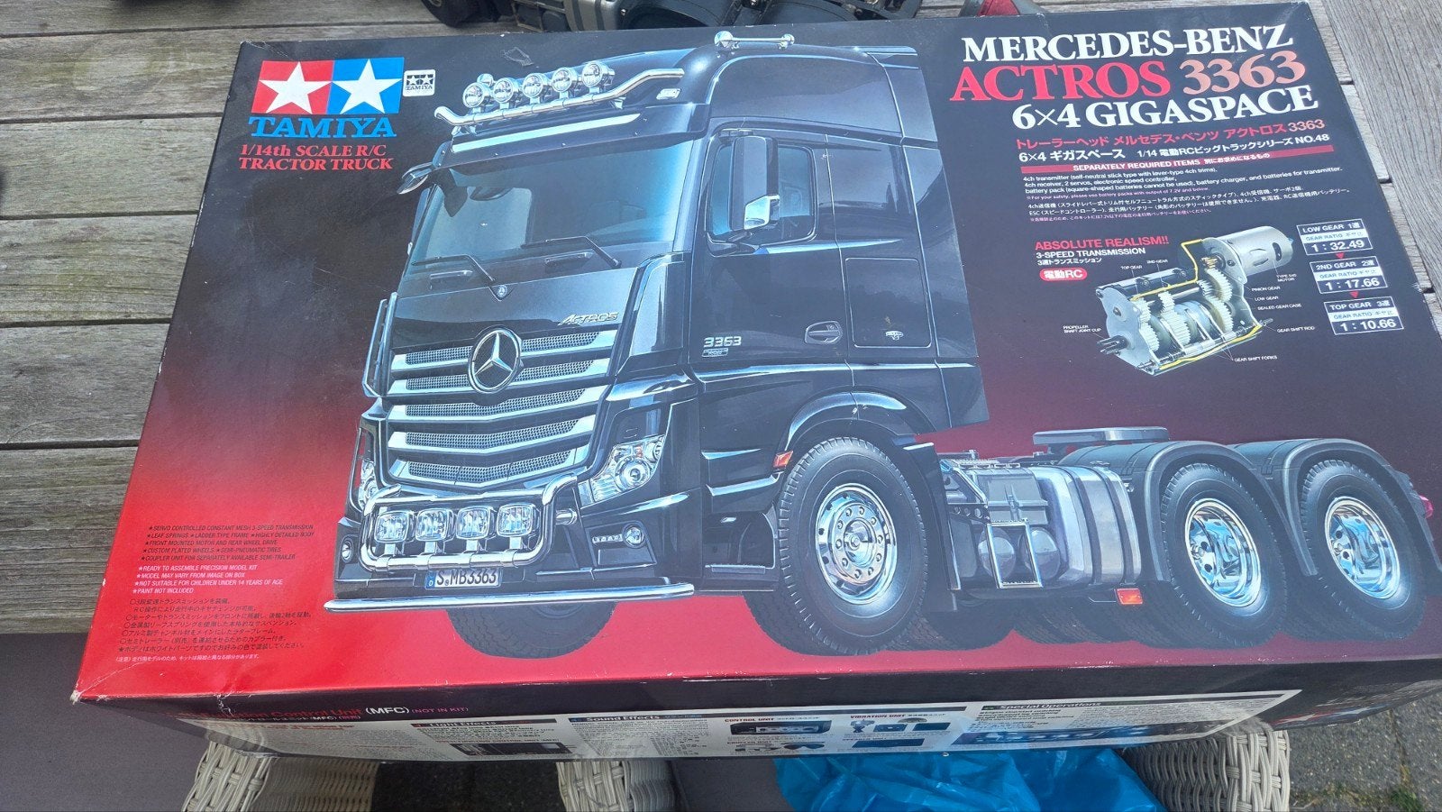 Tamiya Mercedes-Benz Actros 3363 RC Truck 1:14, Hobby en Vrije tijd, Modelbouw | Auto's en Voertuigen, Ophalen, Groter dan 1:32