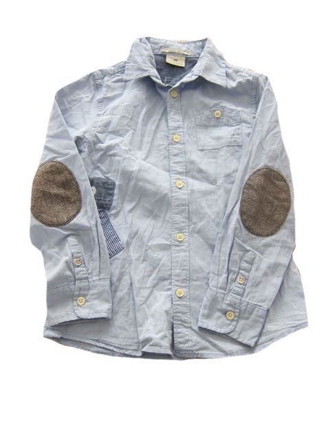 Scotch shrunk blouse overhemd 128 blauw, Overhemd of Blouse, Scotch Shrunk, Zo goed als nieuw, Schipluidenlaan 20 5035KJ Tilburg
