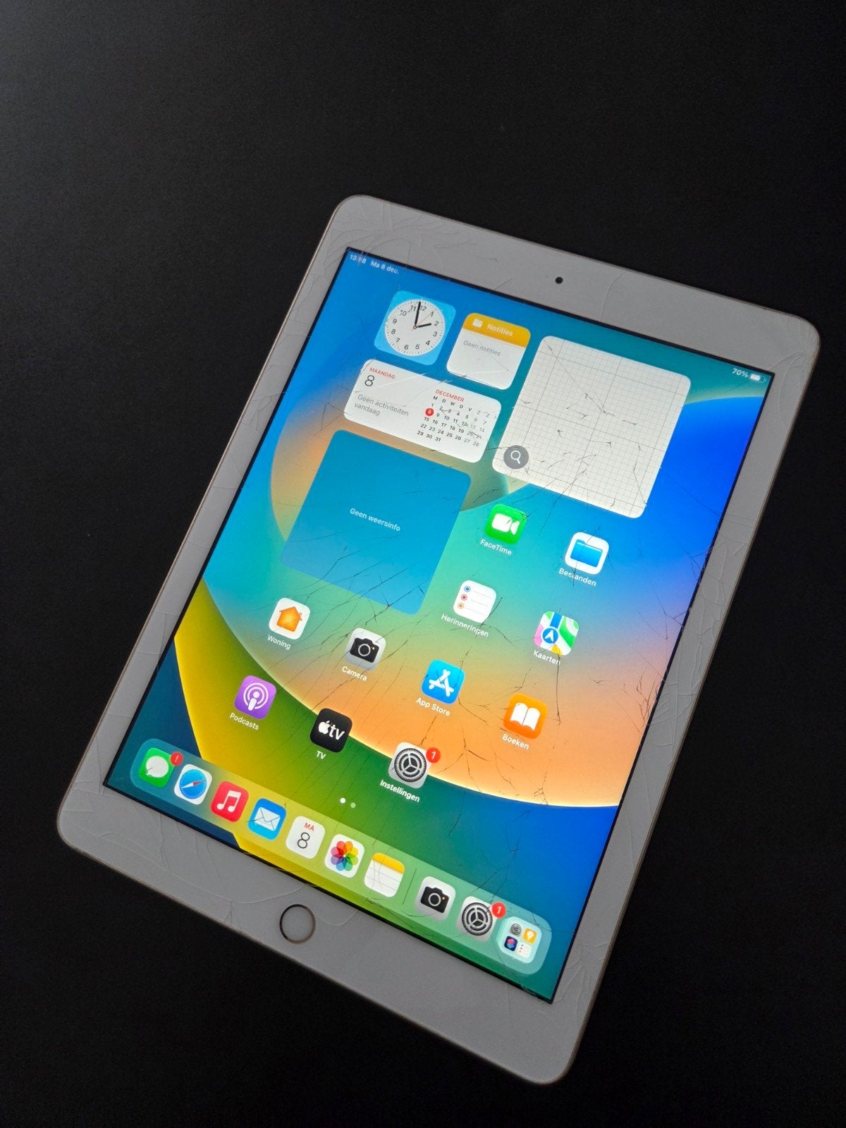 Model	iPad (5e generatie) Introductiejaar	2017, Computers en Software, Apple iPads, Ophalen of Verzenden