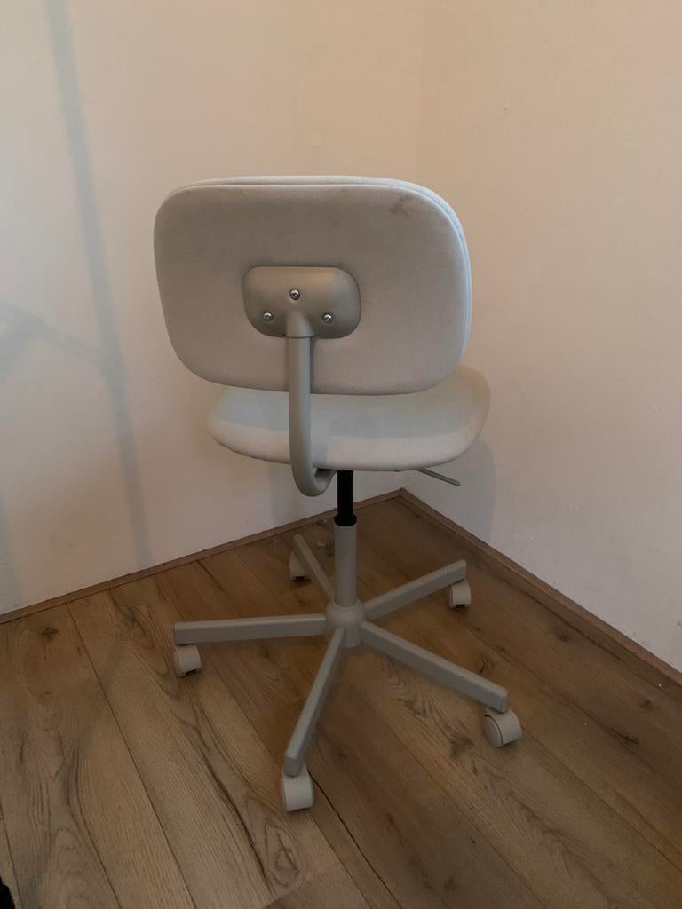 Stool - Desk Chair, Huis en Inrichting, Bureaustoelen, Ophalen, Gebruikt, Wit, Bureaustoel
