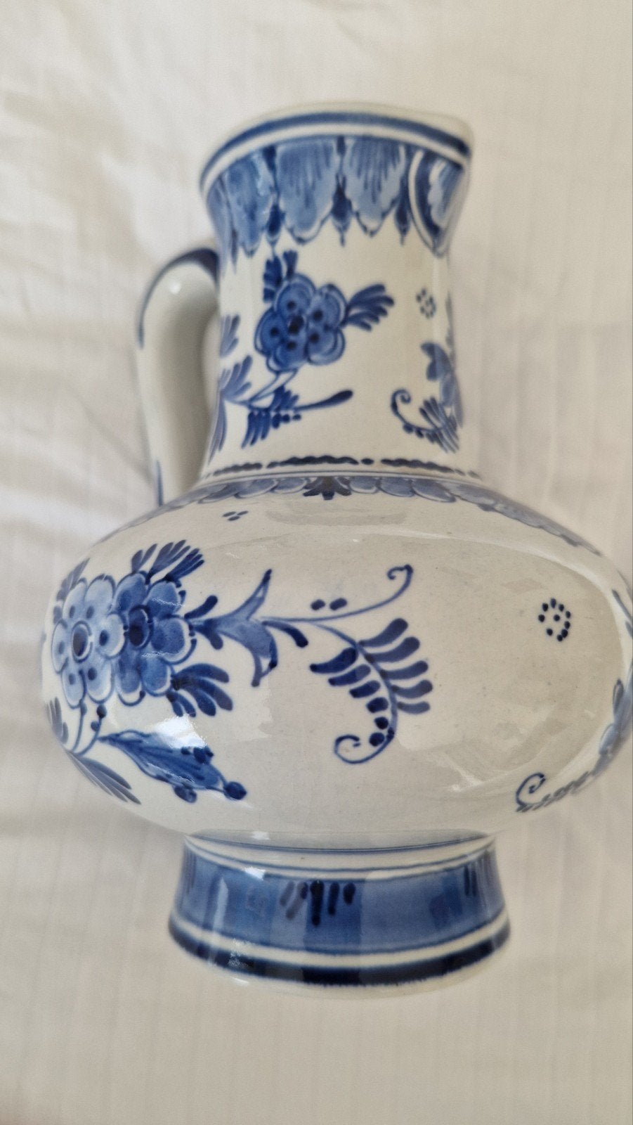 Antieke Delfts Blauwe Kan - Handgeschilderd, Antiek en Kunst, Ophalen of Verzenden