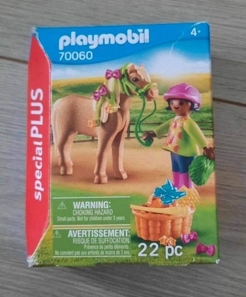 Playmobil 70060 meisje met pony, Ophalen of Verzenden, Zo goed als nieuw