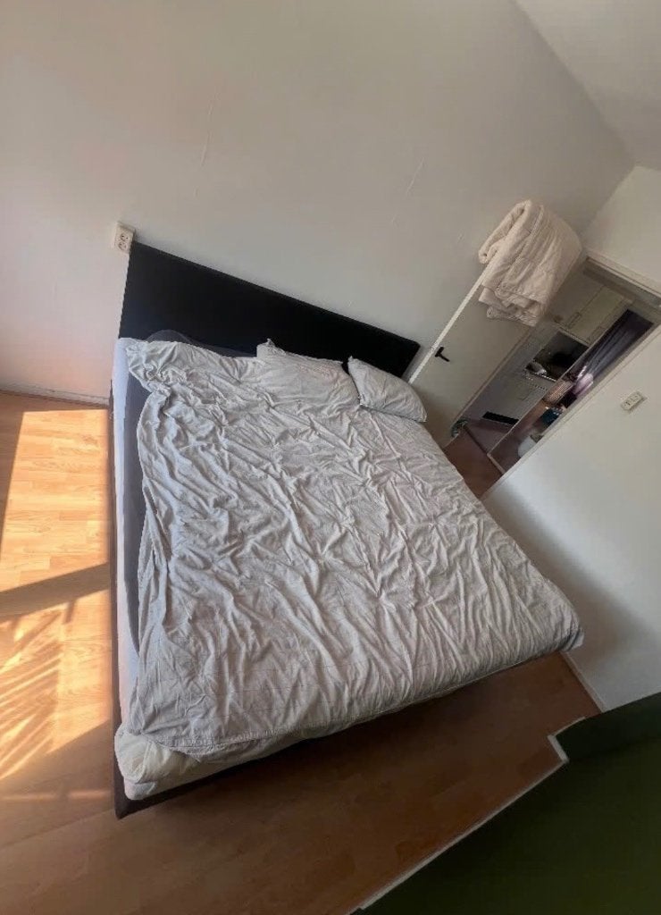 Twee persoonsbed, Huis en Inrichting, Ophalen, Gebruikt, Tweepersoons, Overige maten