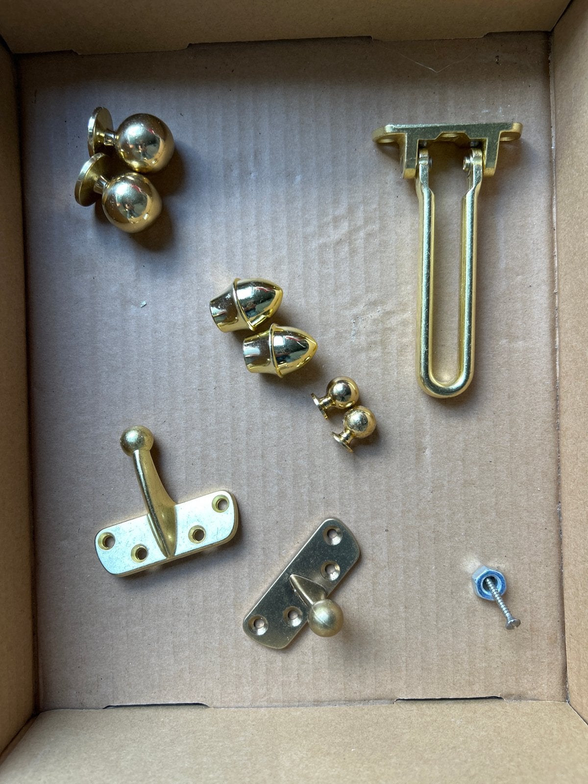 Nieuw Gouden deurbeslag set - Klinken, scharnieren en meer, Ophalen of Verzenden, Nieuw, Koper of Messing, Overige typen