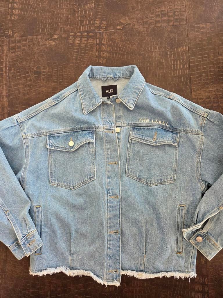 Alix the label,  spijkerjack xs/s valt ruim, Alix the label, Blauw, Ophalen of Verzenden, Zo goed als nieuw
