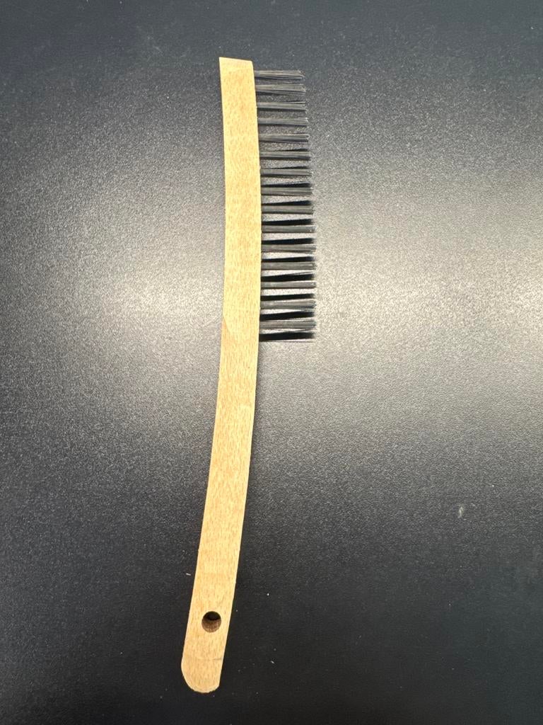 Lessmann Staalborstel met houten handvat, Doe-het-zelf en Verbouw, Gereedschap | Handgereedschap, Ophalen of Verzenden, Nieuw