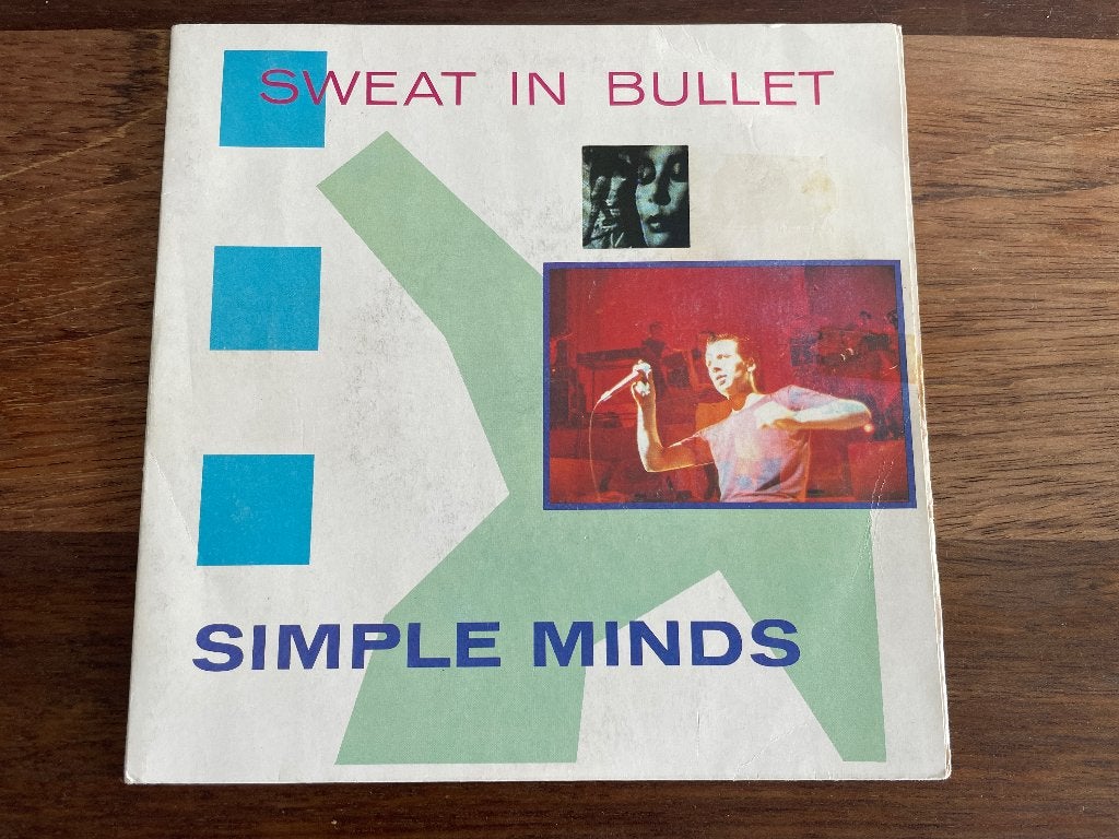Dubbel Vinyl Single Simple Minds Sweat In Bullet + 2 Live, Gebruikt, 7 inch, Pop, EP