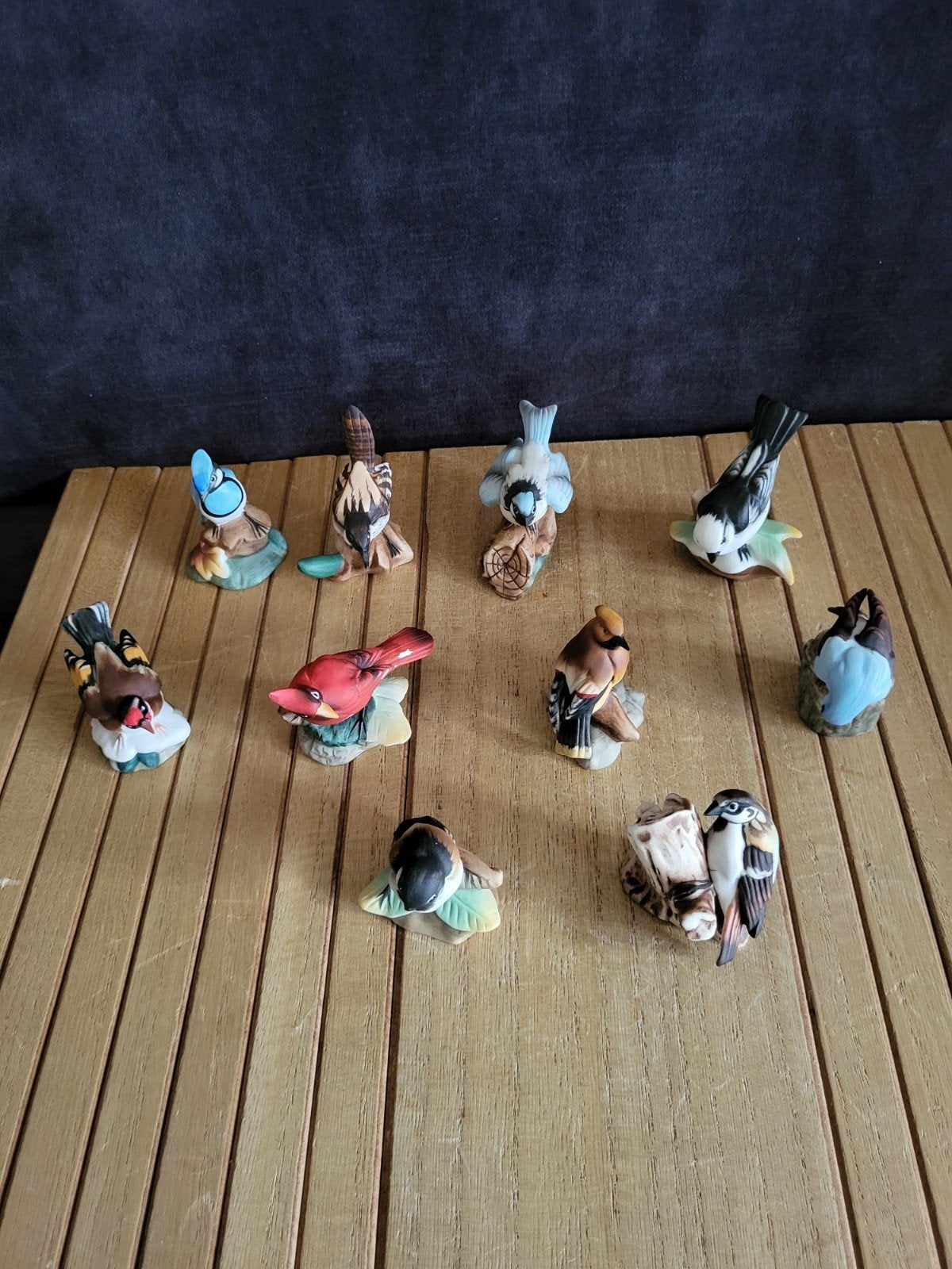 Franklin Mint Vogels van de Wereld - Set van 10, Ophalen of Verzenden, Gebruikt, Vogel, Beeldje of Figuurtje