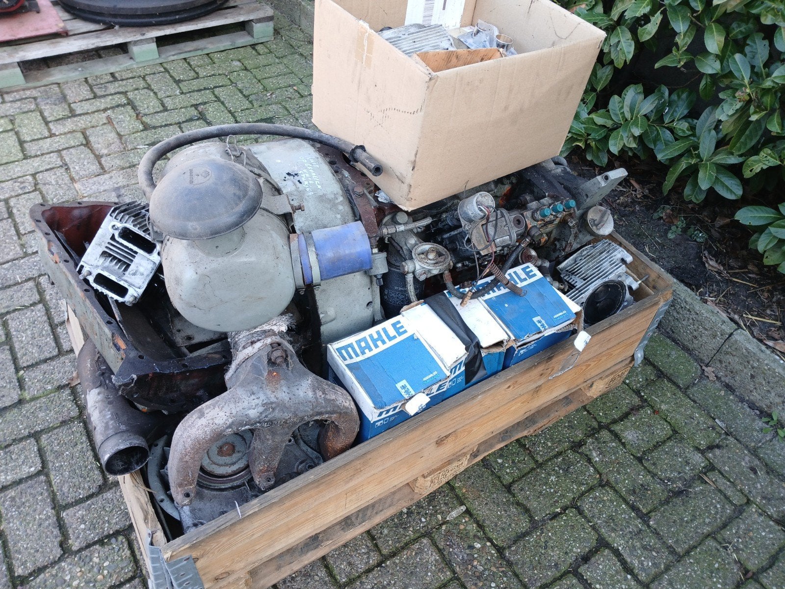 deutz F3l motor + deutz oliekoeler, Ophalen of Verzenden