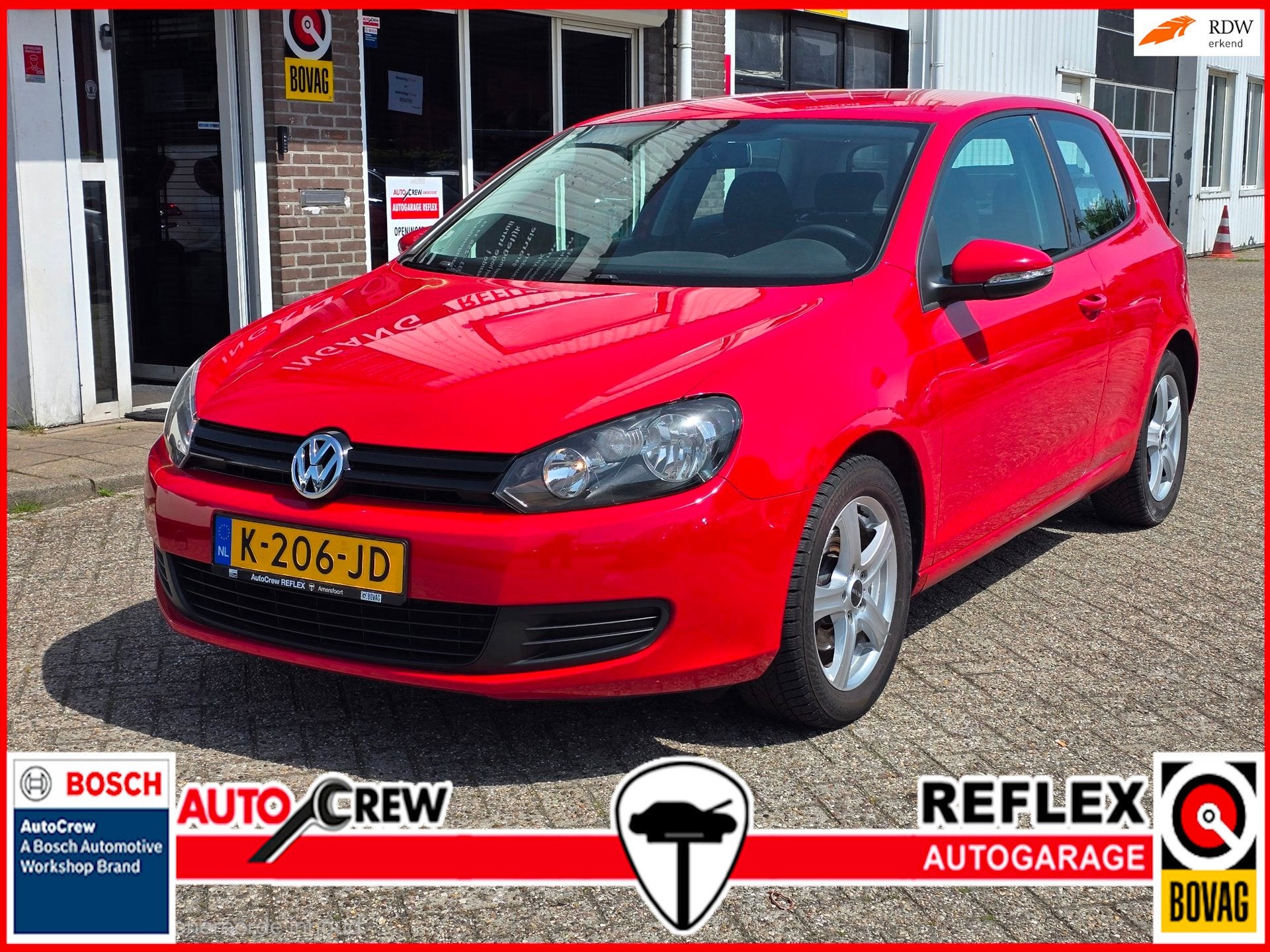 Volkswagen Golf 1.4 Easyline AIRCO|ELEKTR. RAMEN, Auto's, Voorwielaandrijving, Euro 5, Stof, Gebruikt