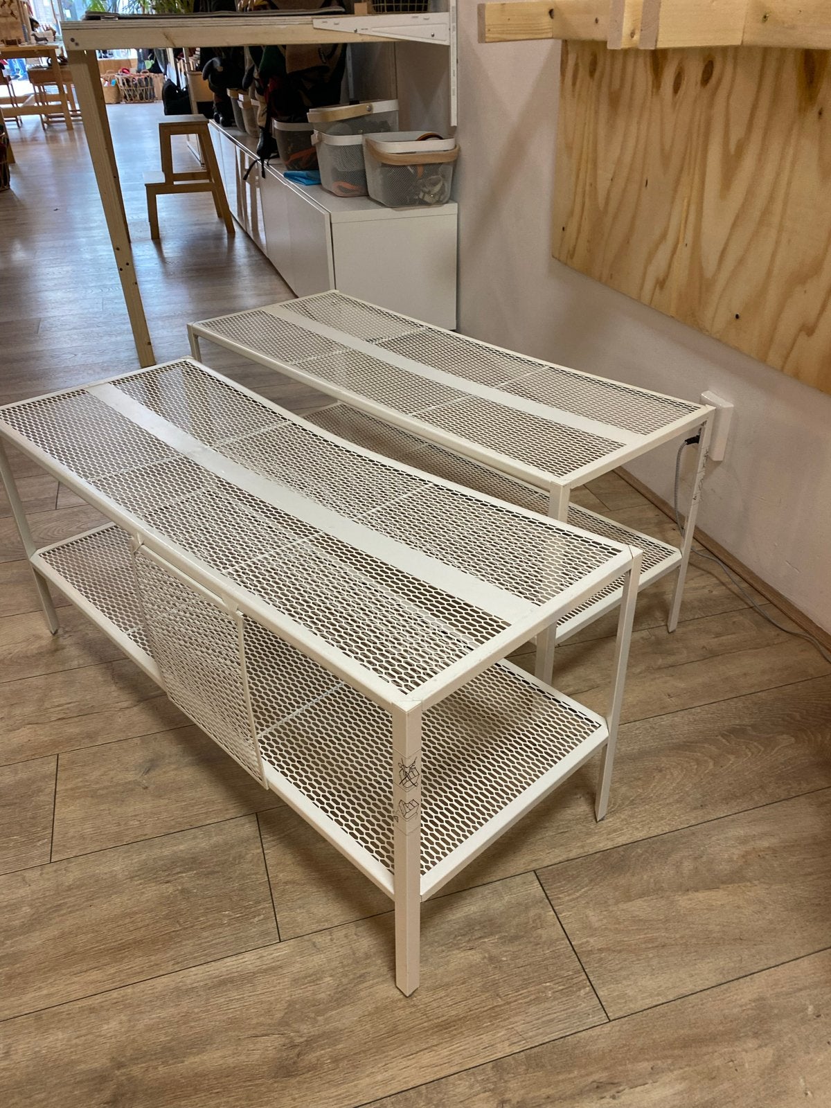 IKEA MACKAPÄR schoenenrek 2x (licht krom, gratis), Ophalen, Gebruikt
