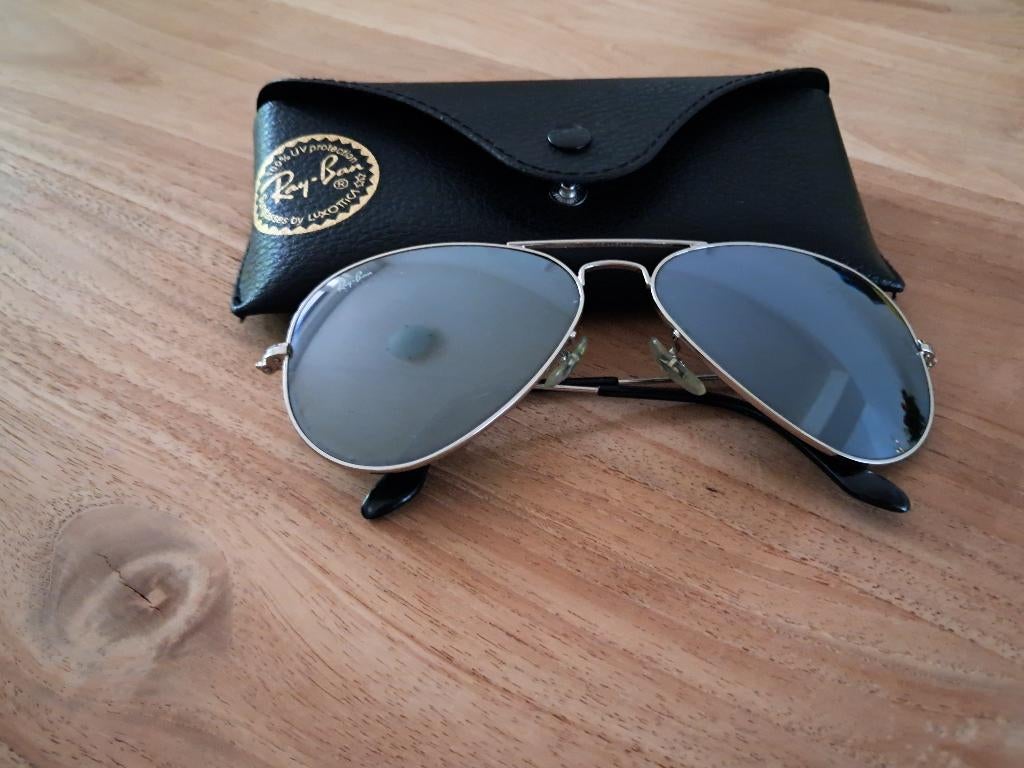 Ray-Ban cockpit pilotenbril, Zonnebril, Zwart, Ophalen of Verzenden, Zo goed als nieuw