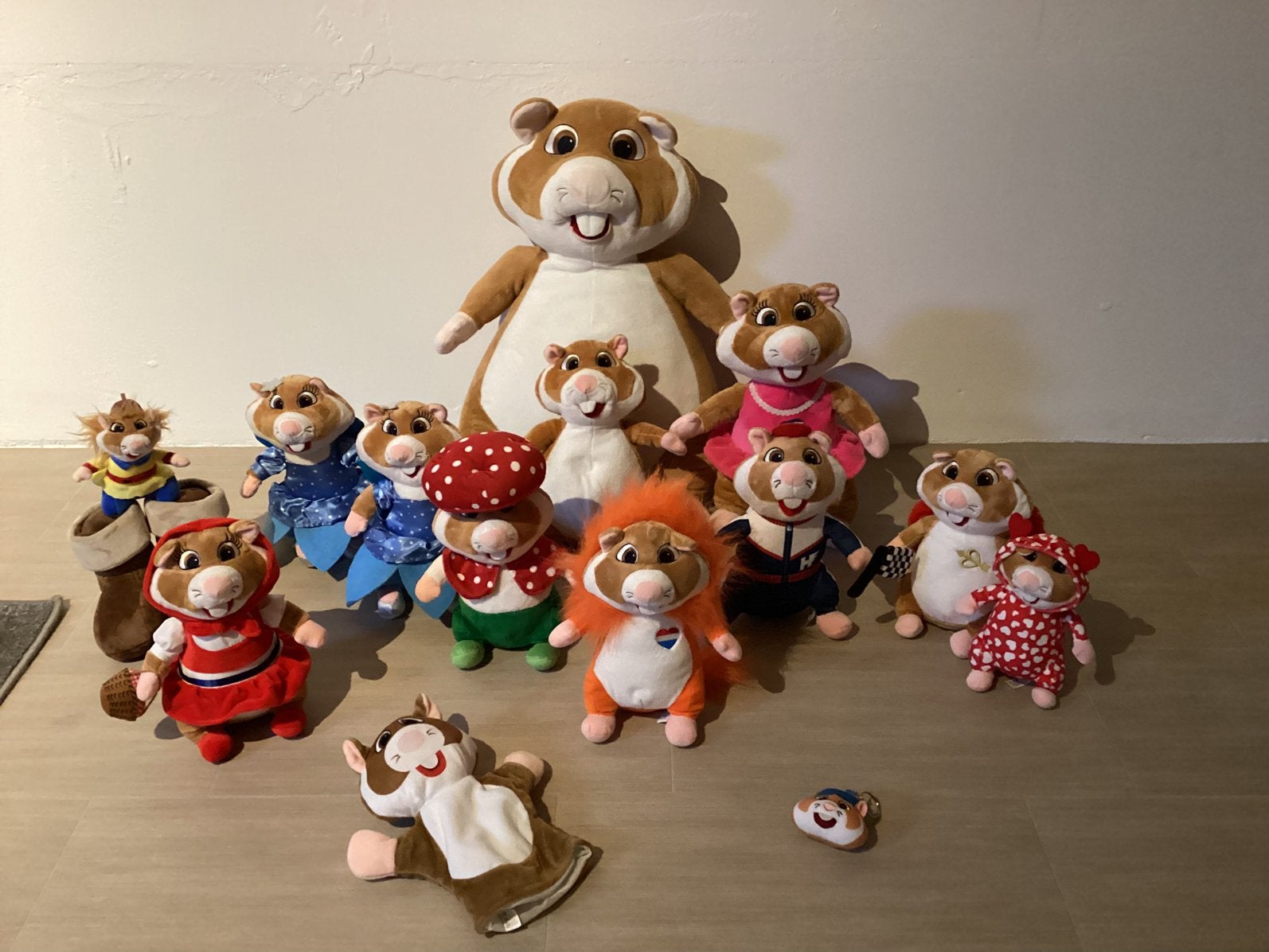 Hamsters AH Knuffels Handpop Sleutelhanger,Zie Foto’s, Ophalen of Verzenden, Zo goed als nieuw, Overige typen