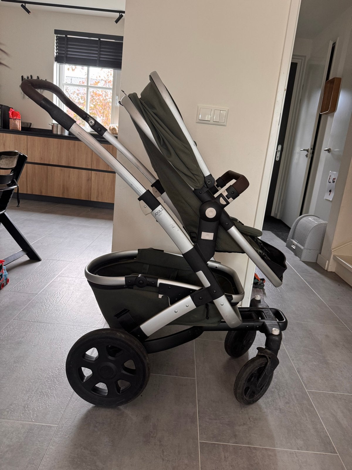 Joolz Geo2 - complete set inclusief maxicosi en voetenplank, Gebruikt, Combiwagen, Met autostoeltje, Ophalen