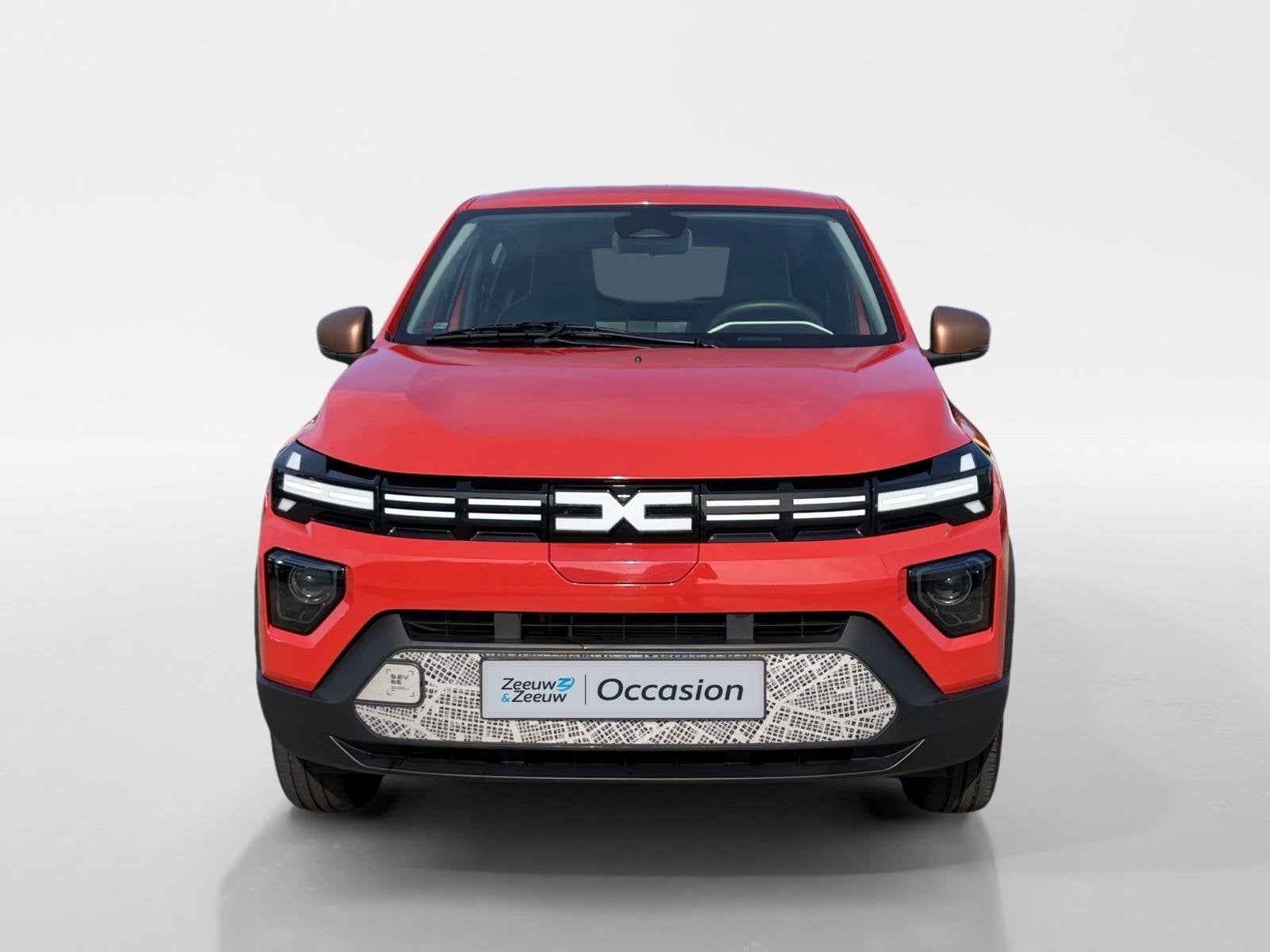 Dacia Spring Extreme 65PK 26.8 kWh Automaat | Snel Laden 40k, Auto's, 12 maanden, Gebruikt, Zwart, 4 stoelen