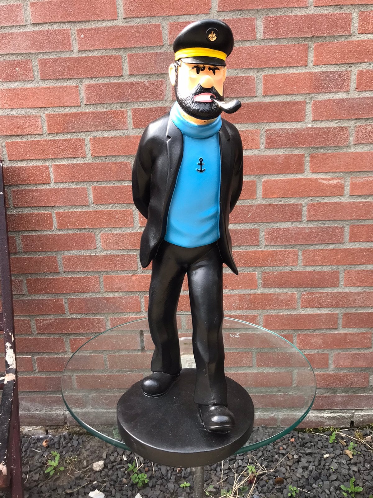 Kapitein Haddock van Kuifje beeld, Ophalen, Kuifje, Gebruikt, Beeldje of Figuurtje