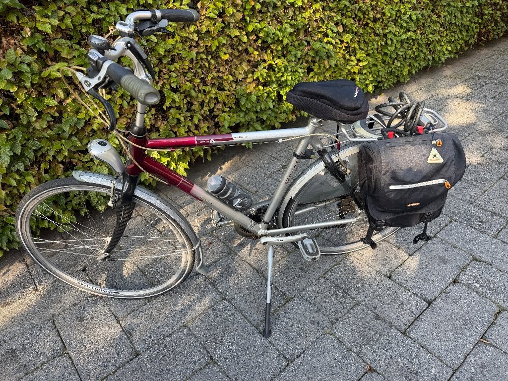 Lichtgewicht gazelle fiets (heren en dames), Ophalen, 28 inch, 53 tot 56 cm, Velgrem