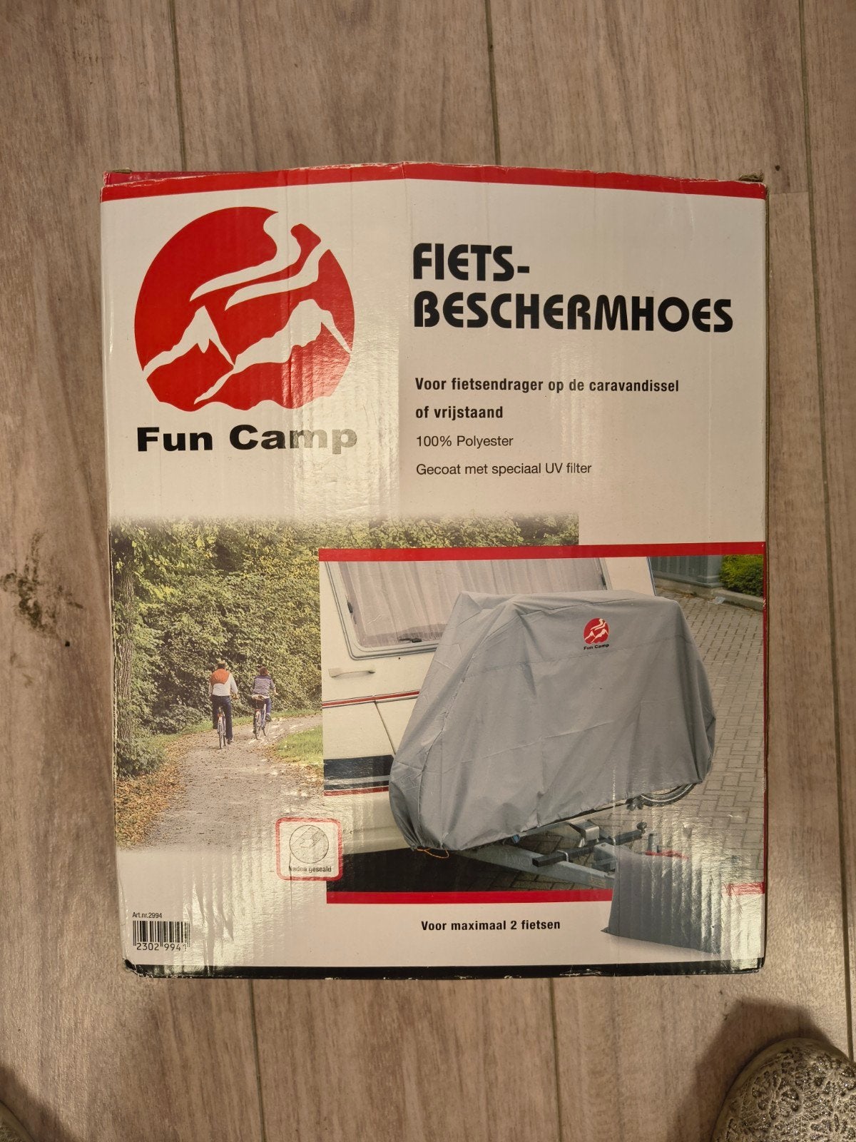 Fiets beschermhoes op bv caravan/camper 2 fietsen, Caravans en Kamperen, Ophalen, Nieuw