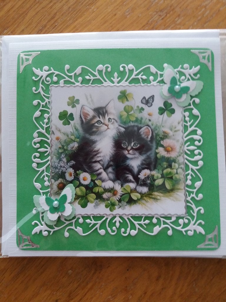 Blanko kaartje met poesjes no. 2787, Ophalen of Verzenden, Nieuw, Dieren