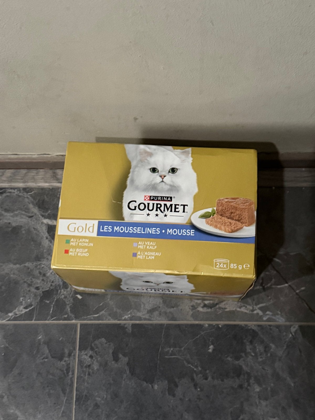 Purina Gourmet Gold Mousse – 24  85 g – ongebruikt – €11, Ophalen of Verzenden, Kat