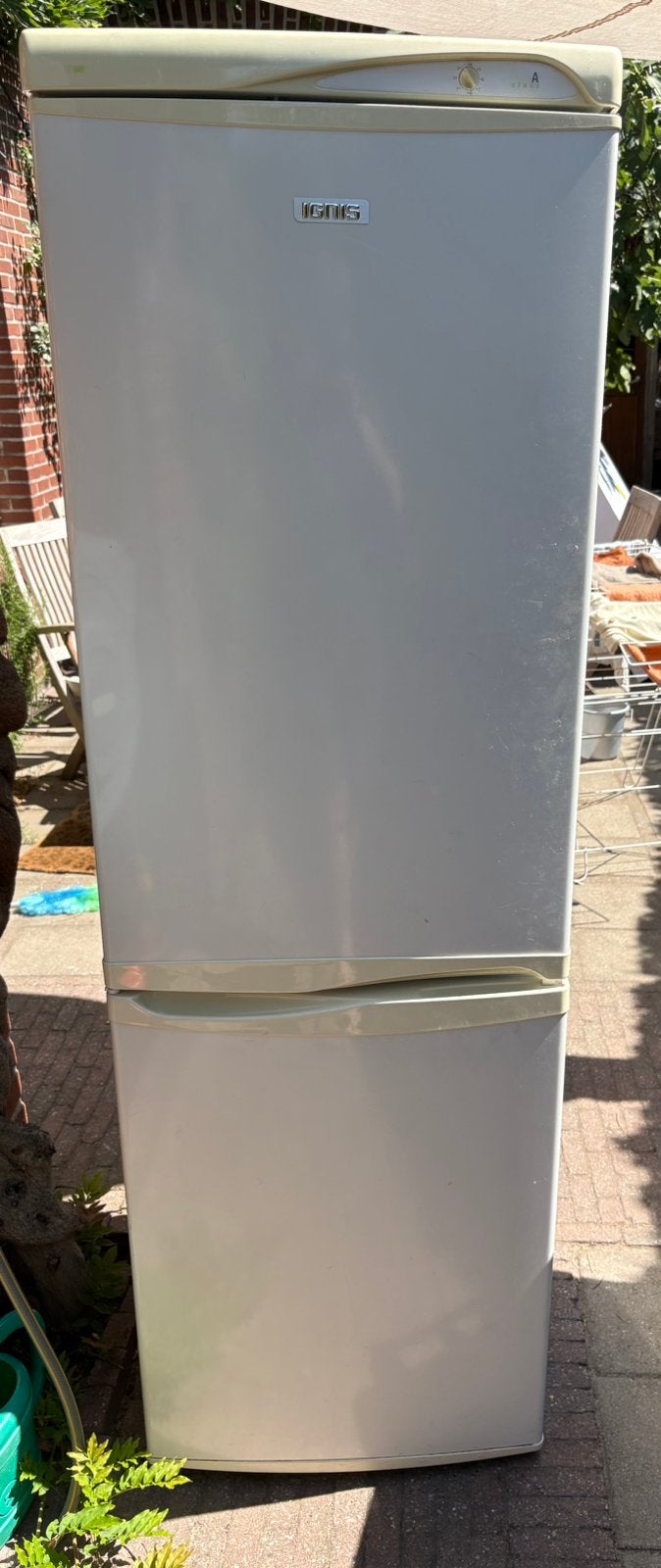 Koelvries combi van Ignis, Ophalen, 200 liter of meer, Met aparte vriezer, 160 cm of meer