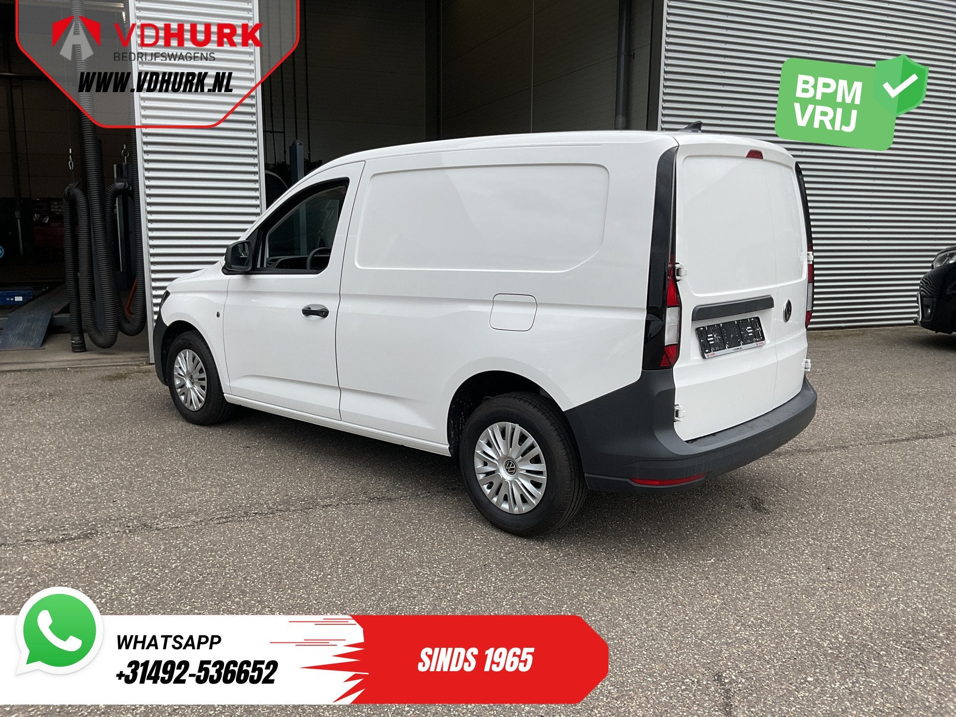 Volkswagen Caddy Cargo 2.0 TDI 100 pk Omvormer/ Sortimo/ Cru, Voorwielaandrijving, Gebruikt, Volkswagen, Wit