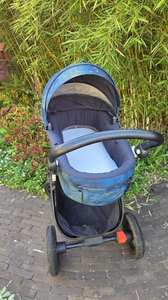 STOKKE Trailz Kinderwagen+Buggy (Limited Edition Freedom), Combiwagen, Ophalen, Overige merken, Verstelbare duwstang