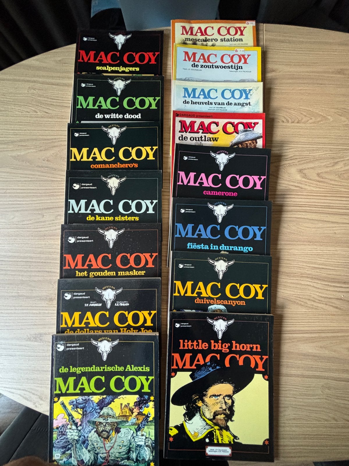 Mac Coy stripboeken collectie - 15 delen, Boeken, Stripboeken, Meerdere stripboeken, Ophalen of Verzenden, Gelezen