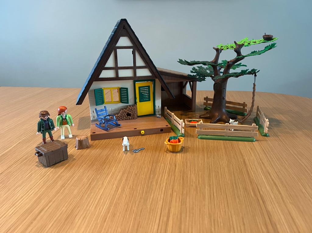 Playmobil Boswachtershuis, Ophalen, Gebruikt
