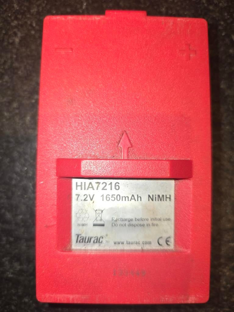 Accu Hiab HIA7216 7.2V 1650mAh NiMH Batterij, Ophalen of Verzenden, Gebruikt, Hiab