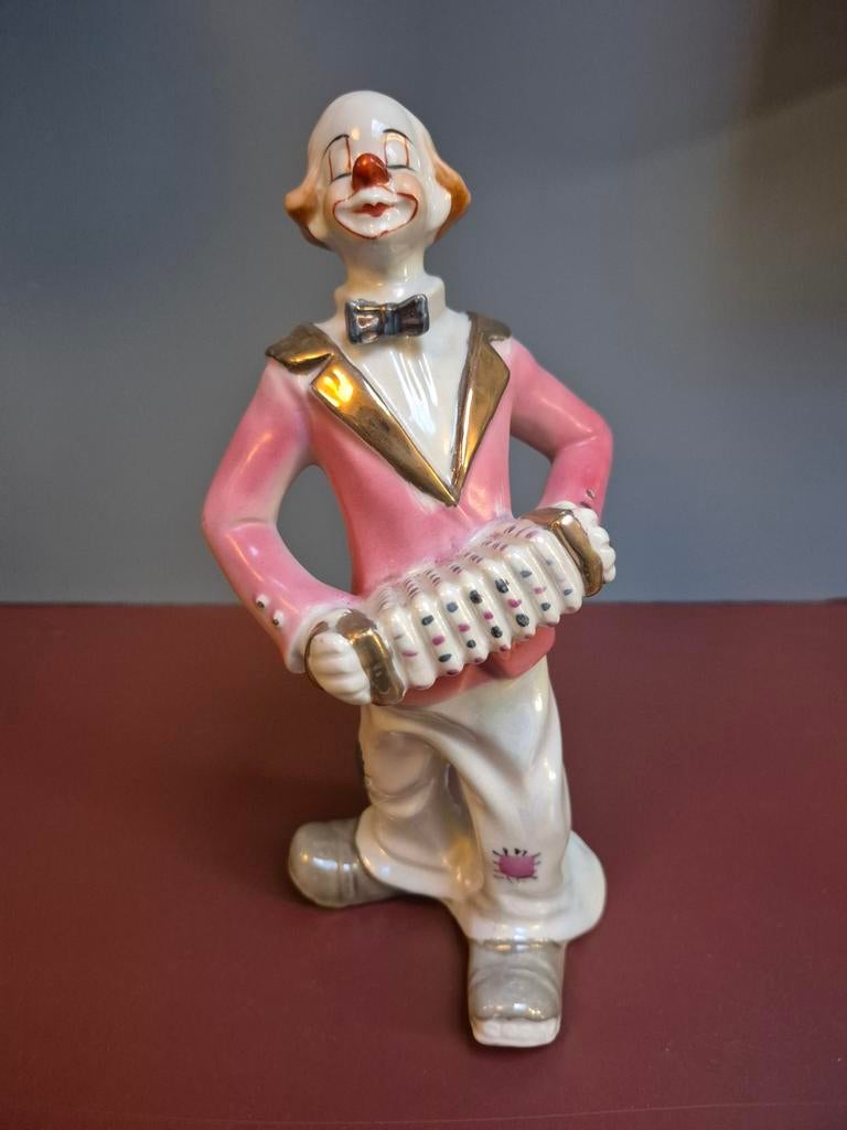 Clown met accordeon, Ophalen of Verzenden, Zo goed als nieuw, Overige typen