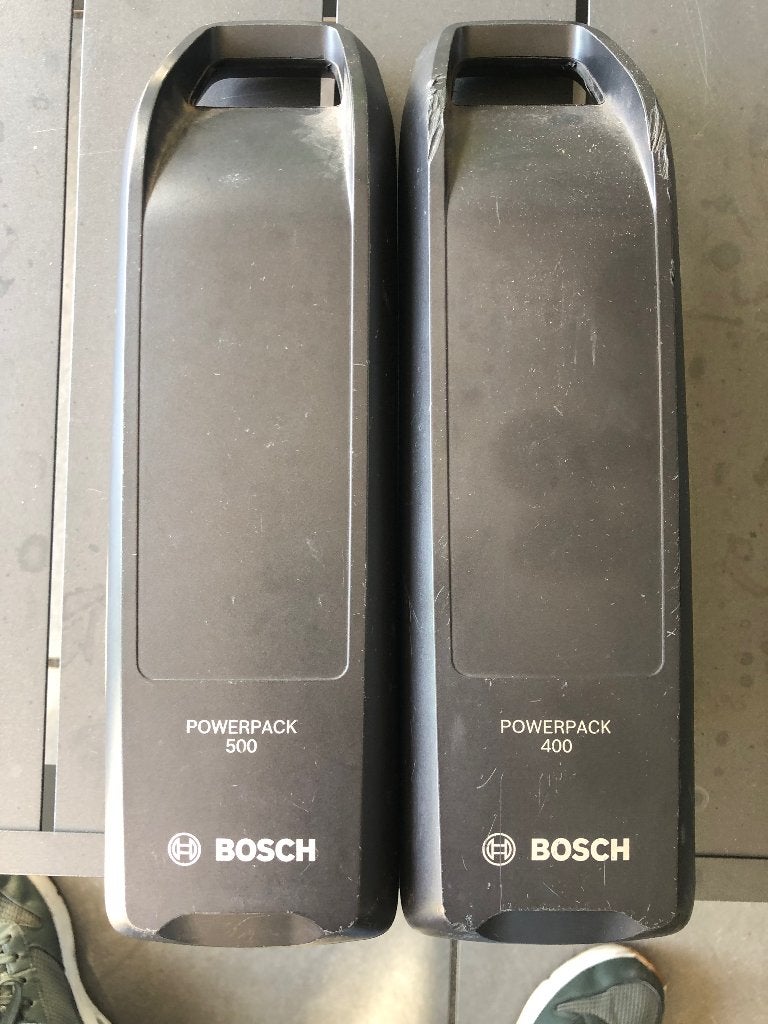 Bosch PowerPack Performance/Active Line  400+500wh + lader, Fietsen en Brommers, Gebruikt