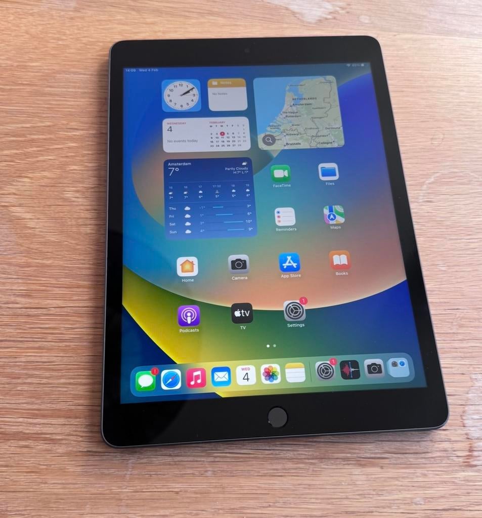 Apple iPad 9 (2021) 64gb | space grey | nette staat, Computers en Software, Apple iPads, 10 inch, Apple iPad, Zwart, 1 park way apple