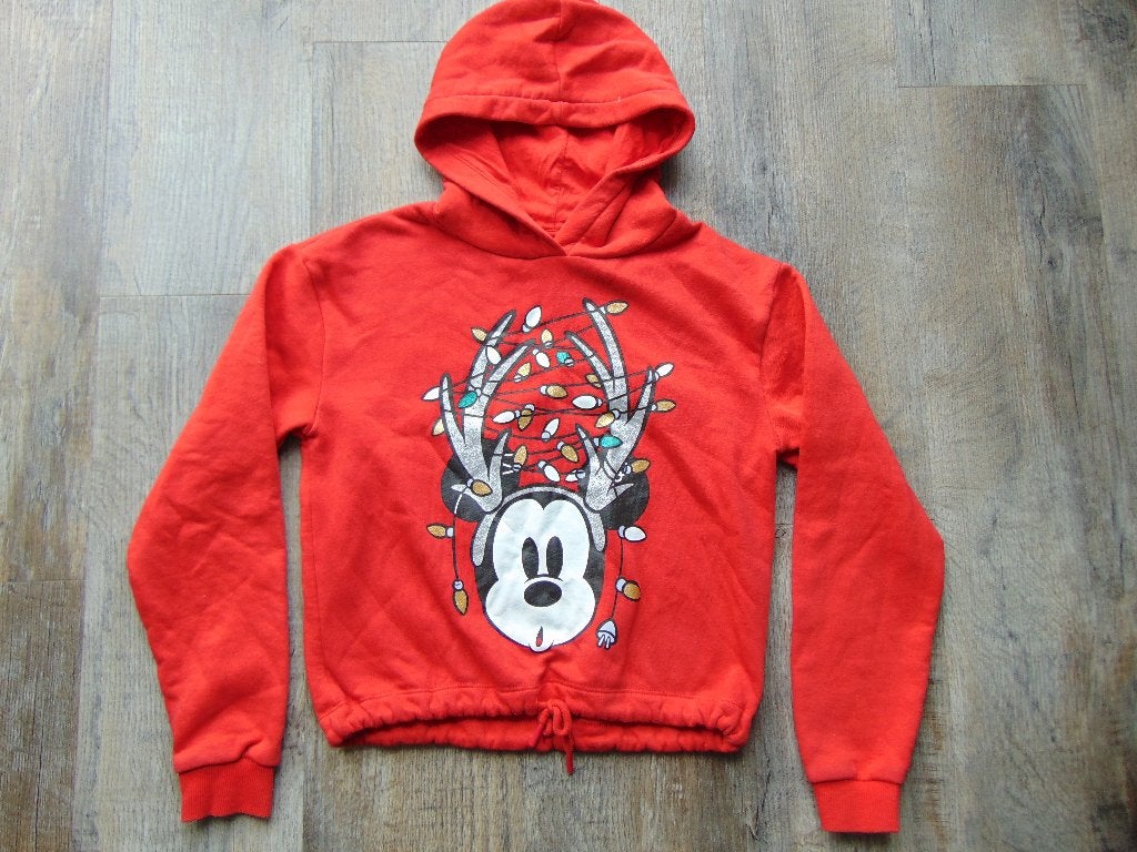 Mickey Mouse sweater trui rood Kersttrui maat 158 C&A, Kinderen en Baby's, C&A, Meisje, Trui of Vest, Ophalen of Verzenden