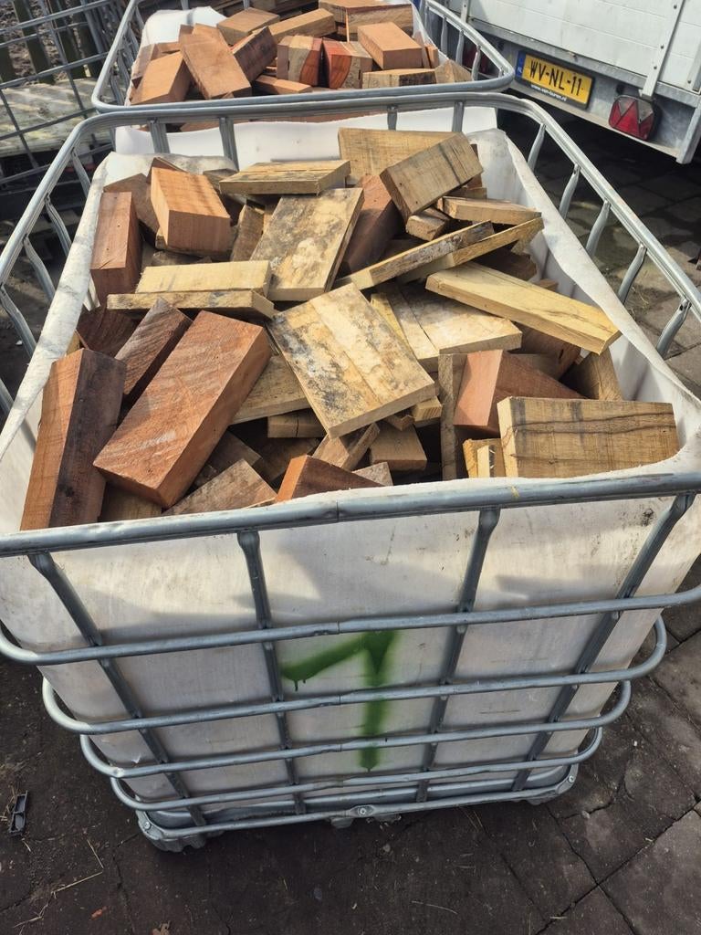 Hardhout pallets brandhout, Tuin en Terras, Haardhout, Minder dan 3 m³, Ophalen